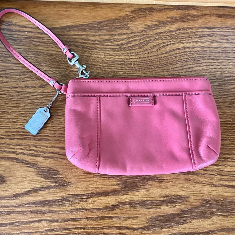 Coach Pink Wristlet